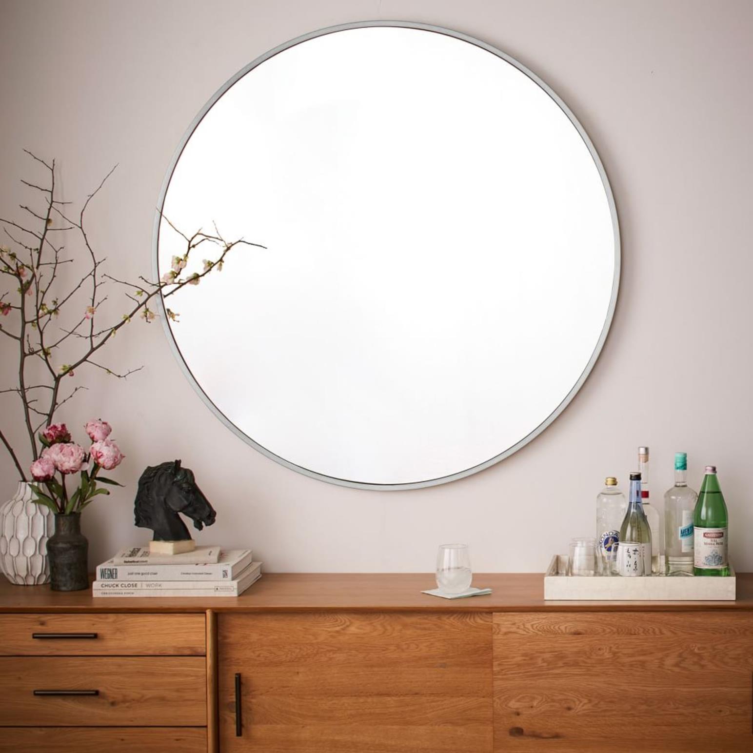 West Elm Metal Framed Mirror Oversized